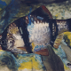 Fishes, 29,5 x 42 cm, Aquarellfarbe, Papier, 1993